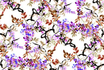 534116-时尚手绘花藤