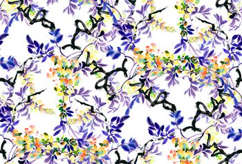 534118-时尚手绘花藤