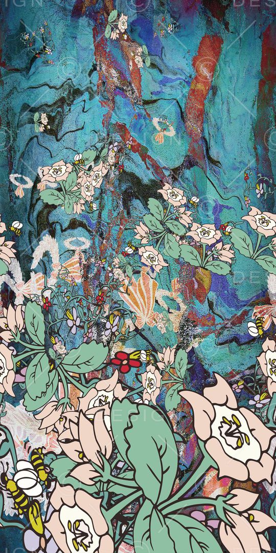 定位花印花华亿平台图片