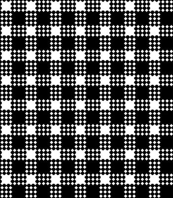 534201- 经典格子花 