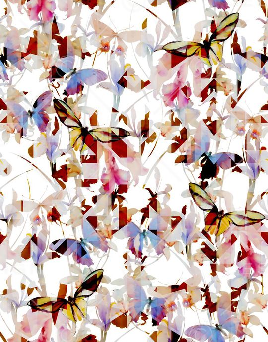 抽象印花华亿平台图片