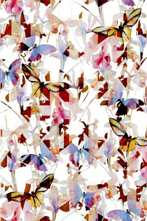 抽象印花华亿平台图片