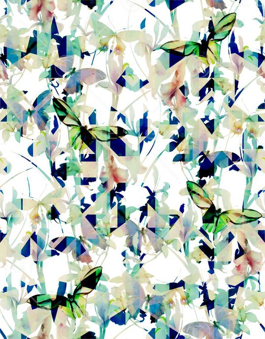 抽象印花华亿平台图片