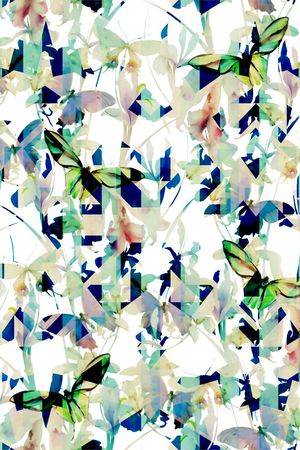 抽象印花华亿平台图片