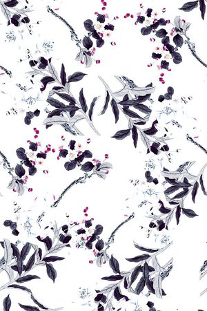 植物印花华亿平台图片