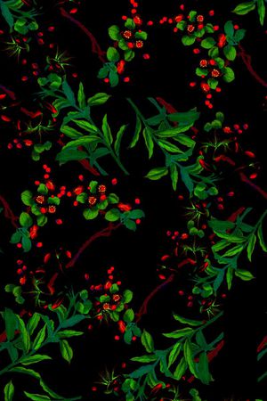 植物印花华亿平台图片