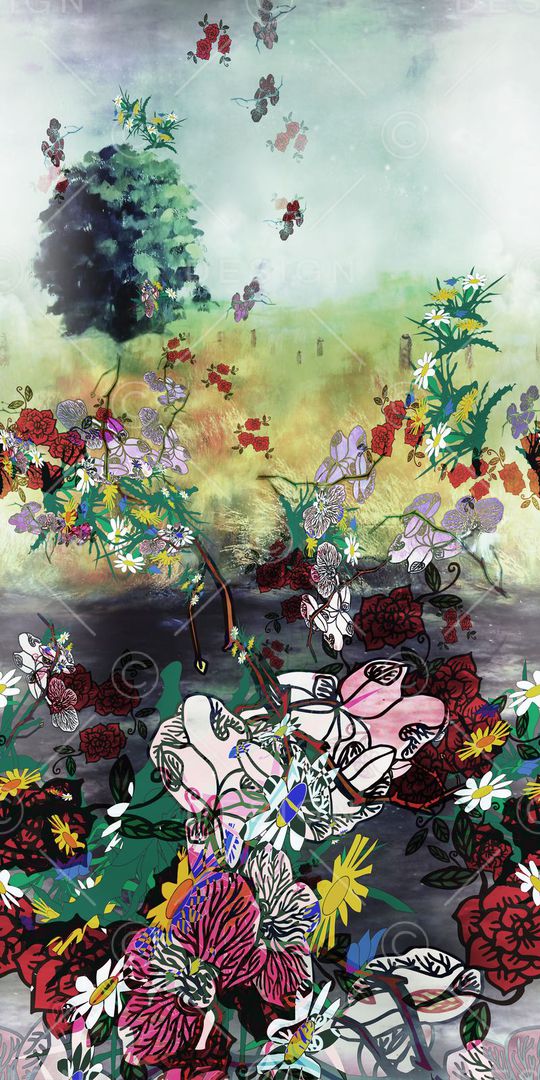 定位花印花华亿平台图片