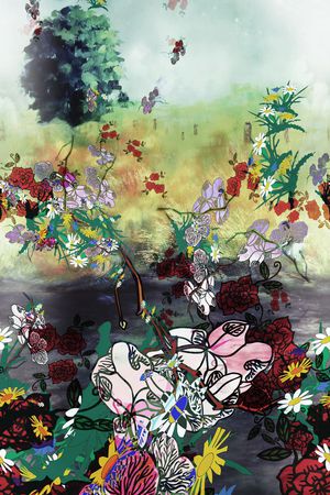 定位花印花华亿平台图片