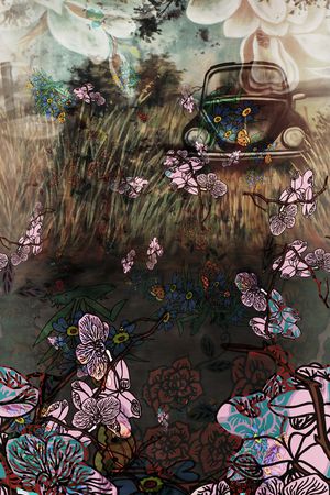 定位花印花华亿平台图片