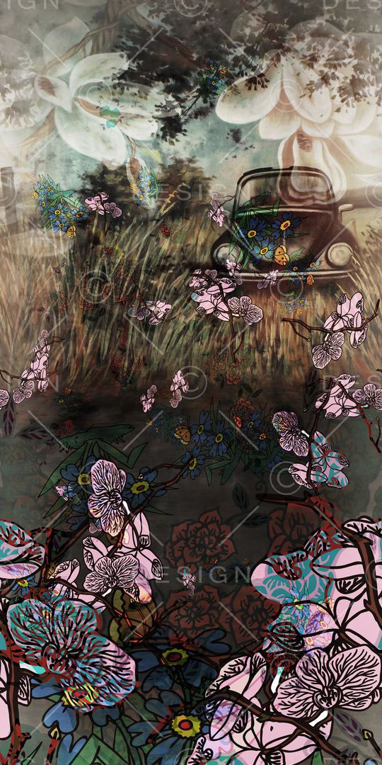 定位花印花华亿平台图片