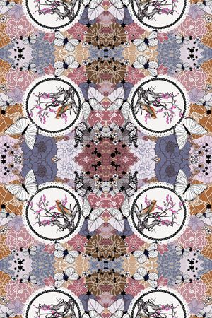 中国风印花华亿平台图片