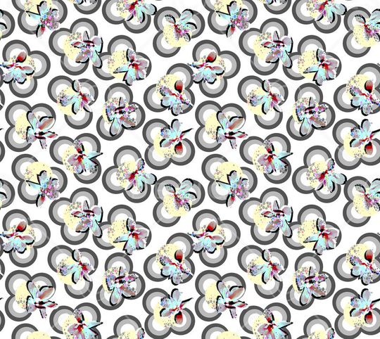 迷幻 现代 时尚印花华亿平台图片