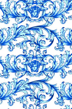 时尚花纹印花华亿平台图片