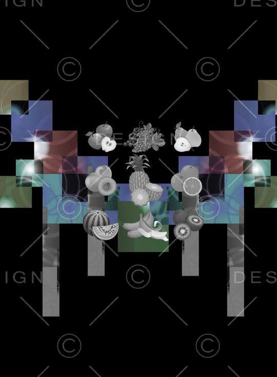 抽象印花华亿平台图片