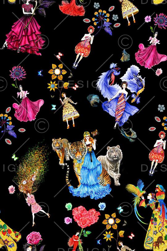 动物印花华亿平台图片