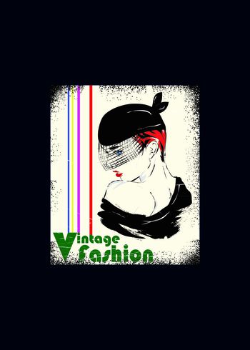 534474-插画蒙面美女