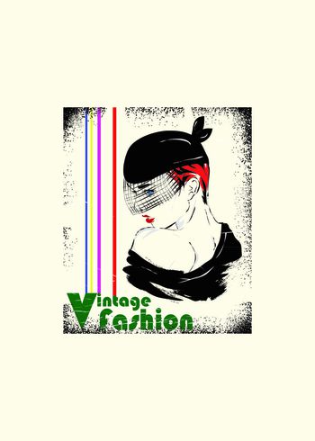 534476-插画蒙面美女