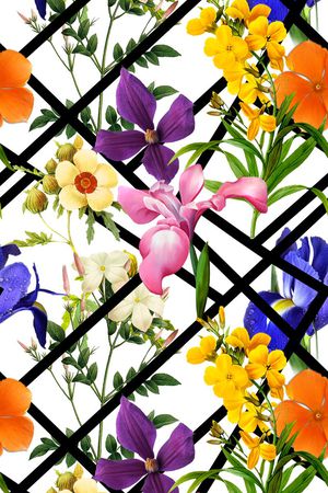 田园风印花华亿平台图片