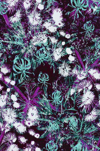 534508-WT522休闲假日风热带植物男装女