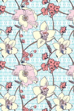 民俗 清新 田园印花华亿平台图片