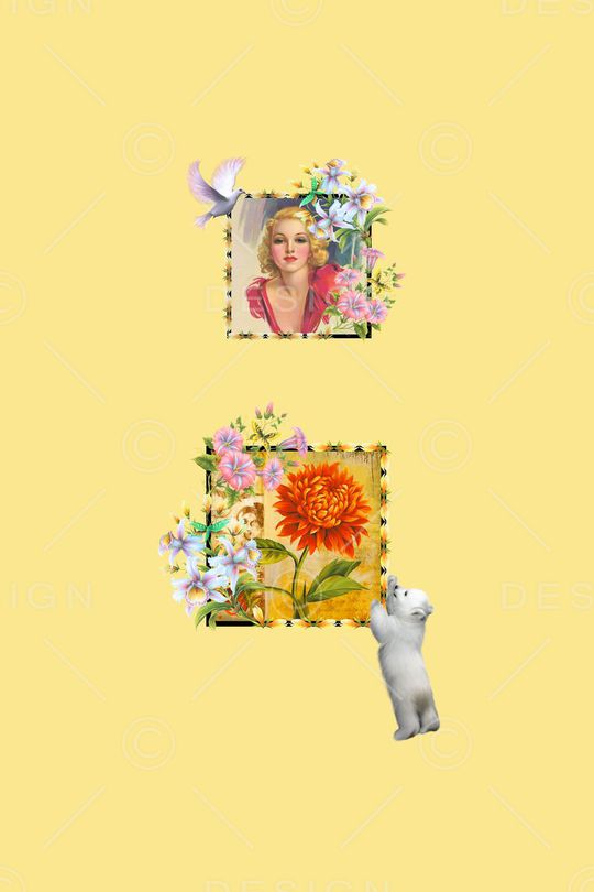 田园风印花华亿平台图片