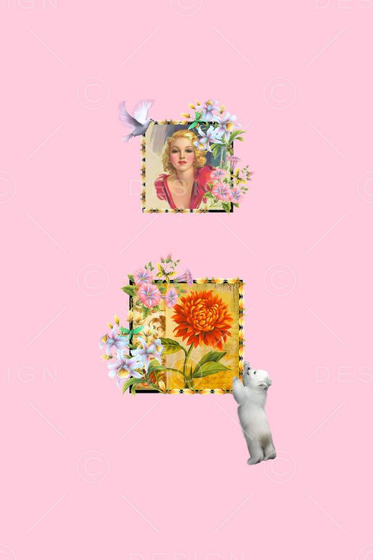 田园风印花华亿平台图片