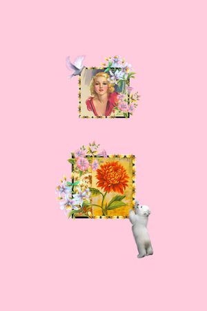 田园风印花华亿平台图片