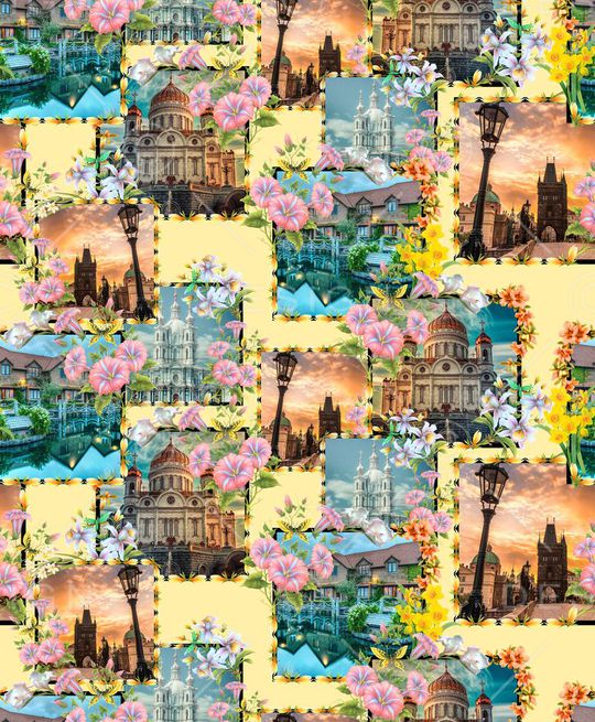 欧美流行时尚印花华亿平台图片