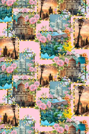 田园风印花华亿平台图片