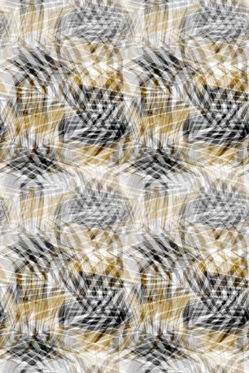 534573-WT524几何树叶男装休闲假日印花