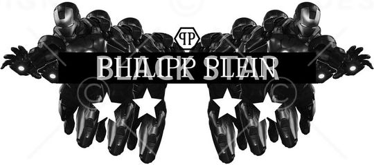 黑色印花华亿平台图片