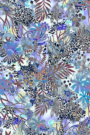 时尚优雅印花华亿平台图片