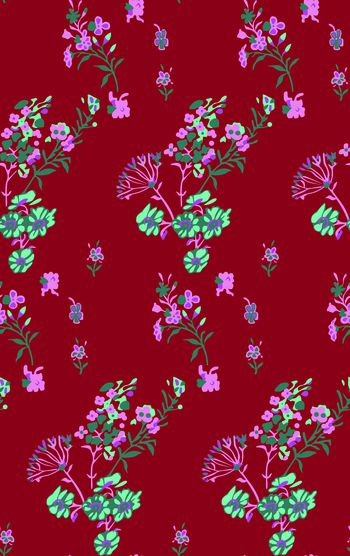 534652-手绘实色花