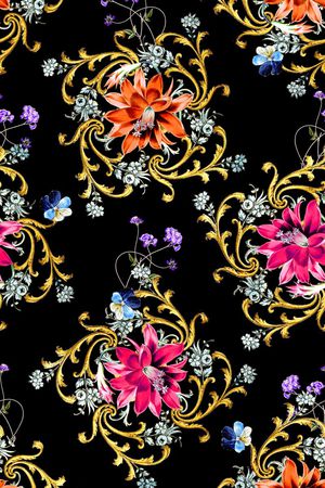 欧式印花华亿平台图片