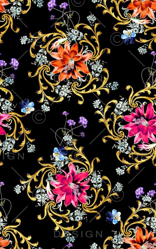 欧式印花华亿平台图片