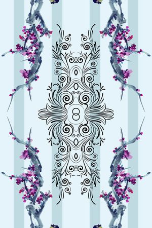 定位花印花华亿平台图片