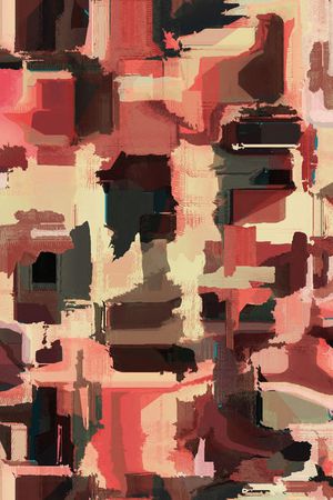 几何印花华亿平台图片