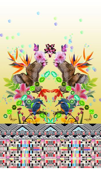 时尚潮流印花华亿平台图片