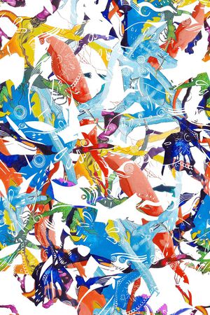 女装连衣裙印花华亿平台图片