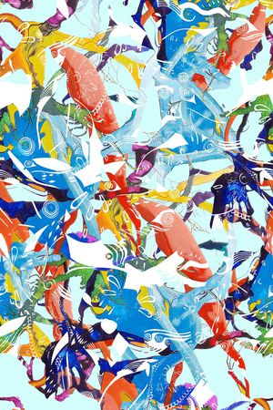 女装连衣裙印花华亿平台图片