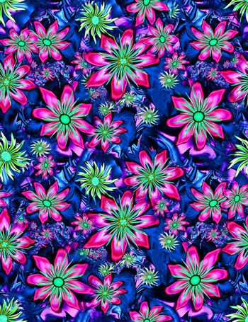 534867-未来科技数码 花卉 服装 丝巾 花