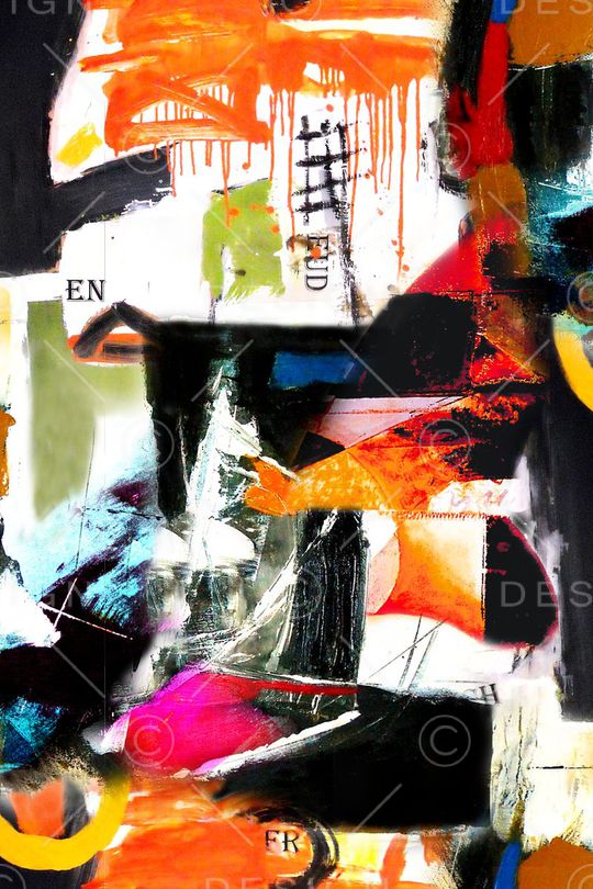 抽象印花华亿平台图片