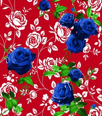 535009-时尚玫瑰花纹