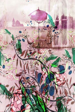 梦幻少女风印花华亿平台图片