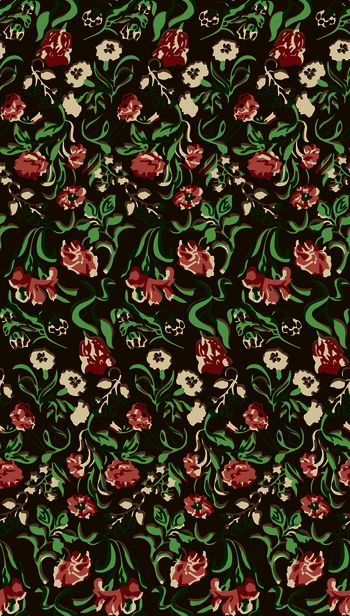 535017-复古小花卉