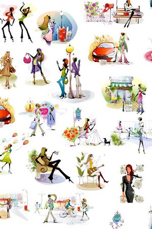 时尚卡通印花华亿平台图片