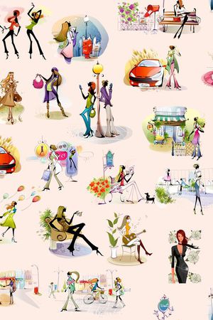 时尚卡通印花华亿平台图片