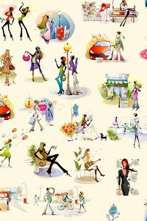 时尚卡通印花华亿平台图片