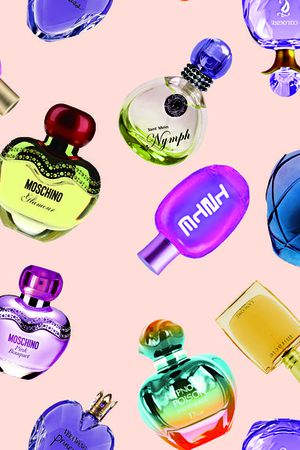 香水瓶印花华亿平台图片