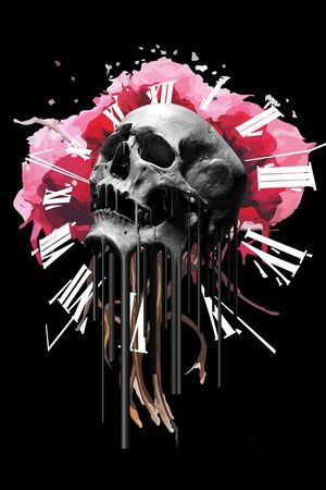 霸气骷髅印花华亿平台图片